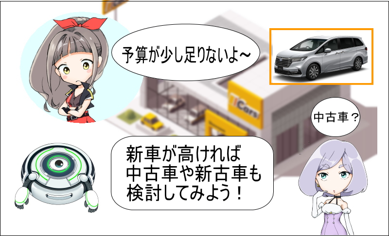 オデッセイの新車が高ければ中古車や新古車を検討してみよう 新車ガールズ